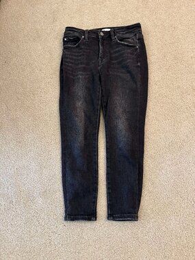 The Fine Print Black Low-Rise Skinny Ankle Jeans Size 26P